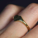 14k Solid Gold Heart Ring by VicStoneNYC Fine Jewelry