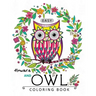 Easy Flowers and Owl Coloring Book: Large Print Edtion Beautiful Adult Coloring Books