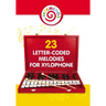 23 Letter-Coded Melodies for Xylophone: 23 Letter-Coded Xylophone Sheet Music for Beginner