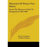 Memoirs Of Prince Von Bulow: From The Morocco Crisis To Resignation 1903-1909