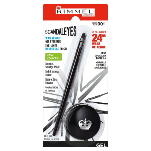 RIMMEL LONDON ScandalEyes Waterproof Gel Eyeliner - Black