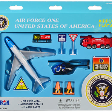 "Air Force One - United States of America" Airport Playset of 10 pieces Diecast Model by Daron