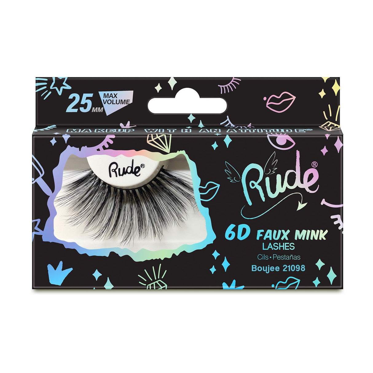 RUDE Faux Mink 6D Lashes - Boujee