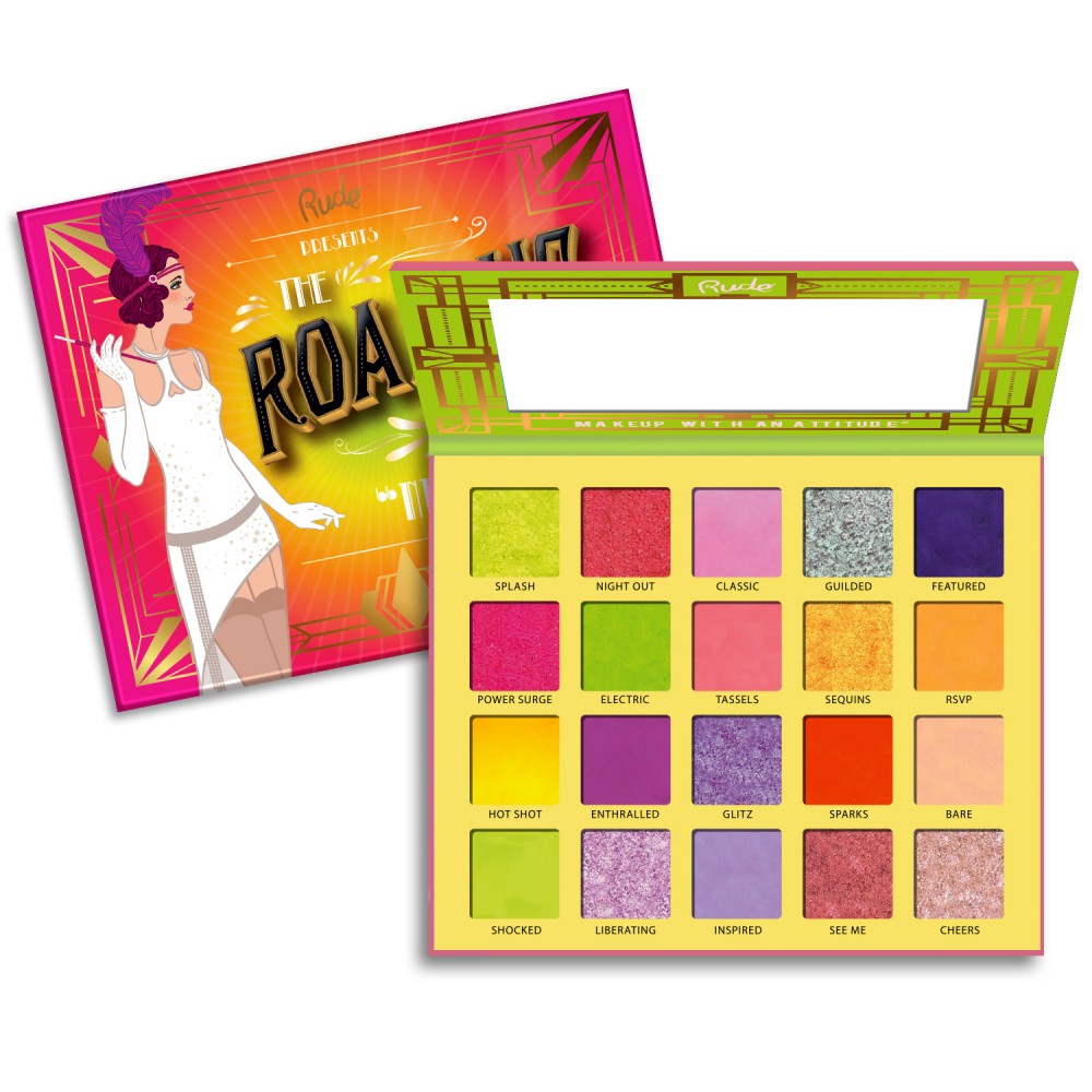 RUDE The Roaring 20's Eyeshadow Palette - Neons