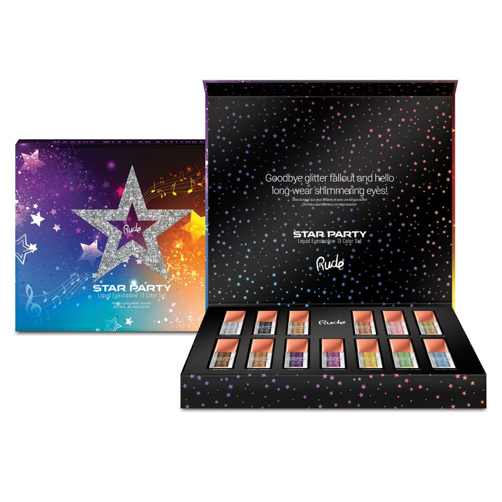 RUDE Star Party Liquid Eyeshadow (BUNDLE)