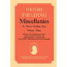 Henry Fielding Miscellanies Volume 3