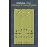 Bowling 2 in 1 Tacticboard and Training Workbook: Tactics/strategies/drills for trainer/coaches, notebook, training, exercise, exercises, drills, prac