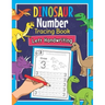 Dinosaur Number Tracing Book Left Handwriting: Dino Practice Workbook for Left-Handed Preschoolers - Perfect Math Learning Worksheets for Kindergarten