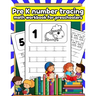 Pre K number tracing math workbook for preschoolers: Tracing numbers, shapes, line, alphabets books for kids ages 3-5 scholastic