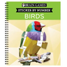 Brain Games - Sticker by Number: Birds (42 Images to Sticker)