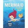 Mermaid Coloring Book: Mermaid Activity Books for Girls 4-8