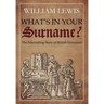 What's in Your Surname?
