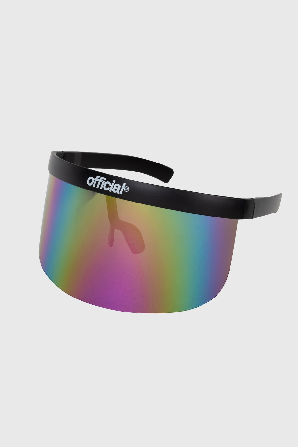 Rainbow Mirror Face Visor / Eye Shield by The Official Brand