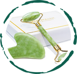 Jade Roller & Gua Sha Gift Box by BeNat