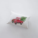 Red Truck with  Christmas Tree | Christmas Decor | Throw Pillow | Home Decor | Primitive Decor | Primitive Christmas Decor | Christmas Gifts by UniikPillows