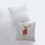 Reindeer | Throw Pillows | Christmas Pillow | Christmas Gift | Home Decor Modern | Christmas Throw Pillows | Christmas Home Decor | Mom Gift by UniikPillows