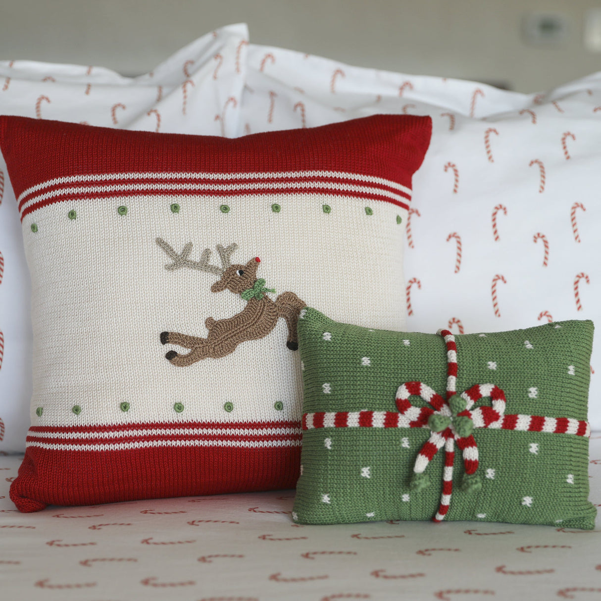 Reindeer 14" Pillow by Melange Collection