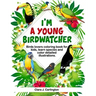 I'm Young Birdwatcher! Birds lovers coloring book for kids, learn species and color detailed illustrations.