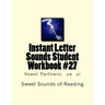 Instant Letter Sounds Student Workbook #27: Vowel Partners: ue ui