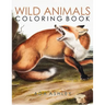Wild Animals Coloring Book: 40+ Coloring Pages of Audubon Illustrations of North American Wildlife, Including Wolf, Bear, Tiger, Deer, Bison... (W