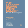 The largest known prime number