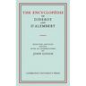 The Encyclopedie of Diderot and D'Alembert: Selected Articles
