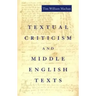 Textual Criticism and Middle English Texts