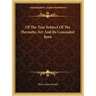 Of the True Subject of the Hermetic Art and Its Concealed Root