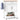 Rolling Kitchen Island Cart with Drawer and Towel Rack-White
