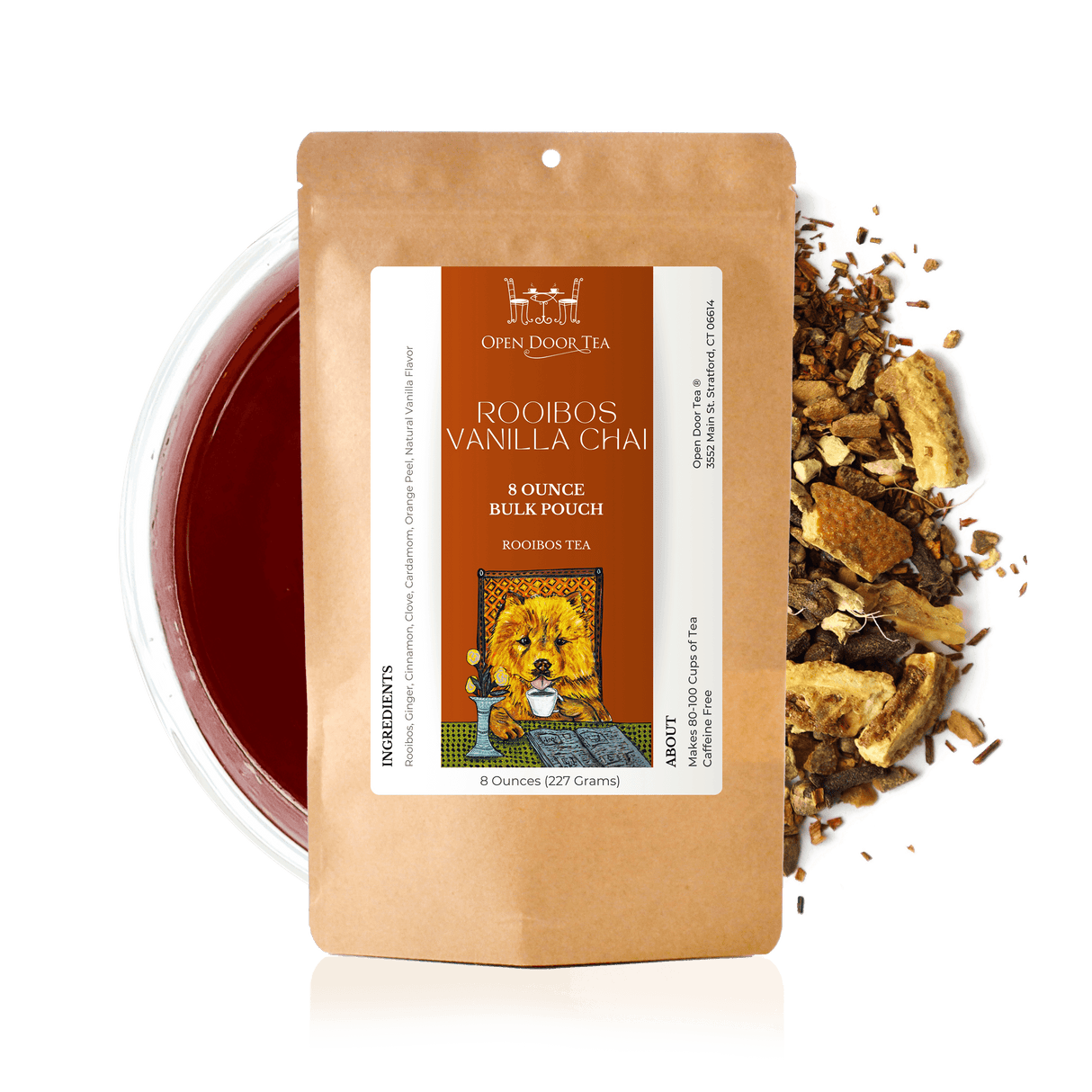 Rooibos Vanilla Chai by Open Door Tea CT