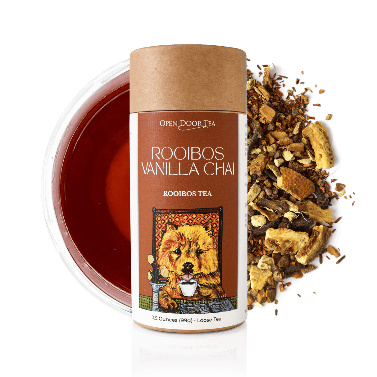 Rooibos Vanilla Chai by Open Door Tea CT