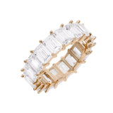 Baguette Eternity Band by By Adina Eden