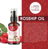 100% Pure Rosehip Oil 2 oz by Morgan Cosmetics