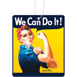 Rosie the Riveter Hanging Air Freshener in Lemon Scent by The Bullish Store