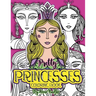 Pretty Princesses Coloring Book: 24 Unique and detailed illustrations of girl faces for you to color. Relax and enjoy coloring!