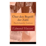 Über den Begriff der Zahl: Psychologische Analysen