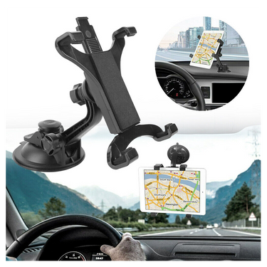 360? Rotating Car Mount Holder Stand Windshield Dashboard For 7-10 inch Tablet