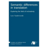 Semantic differences in translation