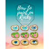 How to paint on Rocks Step by Step Instructions: the art of stone painting book - rock painting for beginners - easy rock painting ideas for adults
