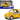 1965 Fiat 500 L "NYC Taxi" New York City Yellow 1/18 Diecast Model Car by Solido