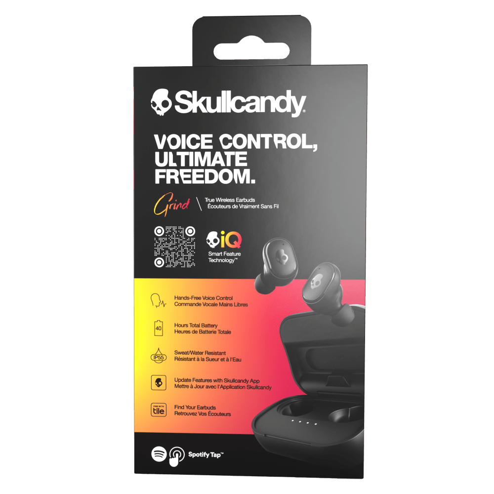 Skullcandy Grind True Wireless In Ear Headphones Black by Skullcandy