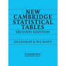New Camb Statistical Tables 2ed