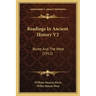 Readings In Ancient History V2: Rome And The West (1912)