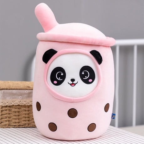 Panda Bubble Tea Cup Plushies (3 Colors, 4 Sizes) by Subtle Asian Treats