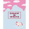 Story Writing Paper for Kids: Primary Drawing & Writing Paper Kindergarten Kids K-2 - Sleeping Unicorn