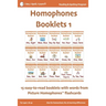HOMOPHONES BOOKLETS 1 - Fun & Easy-to-Read 15 Booklets with words from Picture Homophones(TM) flashcards SET 1: For children in K-5, dyslexia, English
