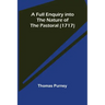 A Full Enquiry into the Nature of the Pastoral (1717)