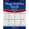 Mega Sudoku 16x16 Large Print - Hard - Volume 59 - 276 Logic Puzzles