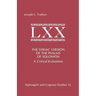 The Syriac Version of the Psalms of Solomon: A Critical Evaluation