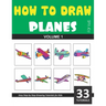 How to Draw Planes for Kids - Volume 1